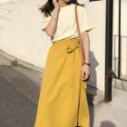 Short-sleeve Top / Midi Skirt