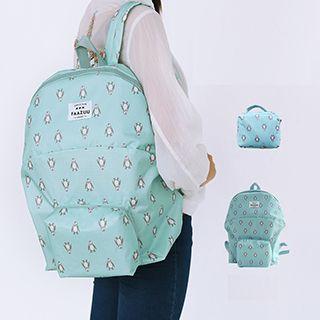 Printed Foldable Backpack