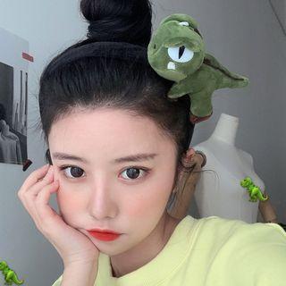 Cartoon Dinosaur Headband 01 - Dinosaur - Green - One Size
