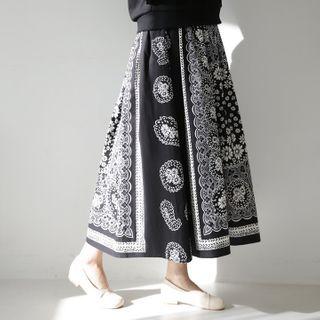 Paisley Maxi Full Skirt