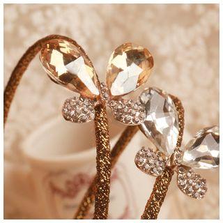 Rhinestone Butterfly Headband