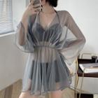 Simple Bikini Cover-up Set Of 3