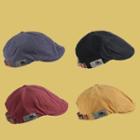 Applique Plain Flat Cap