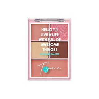 Aritaum - T:some Eye Blush Palette - 4 Types #03 Reddish Sunset