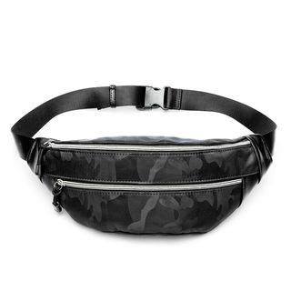 Camo Print Waist Bag
