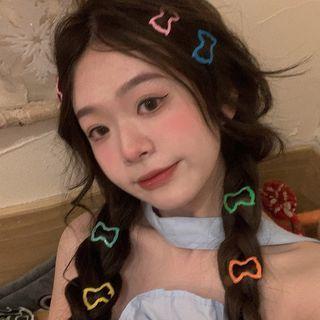 Set Of 10: Cut-out Hair Clip