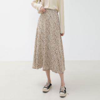 Floral Print Mid Skirt
