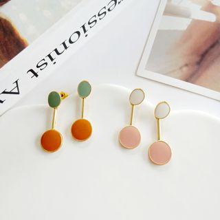 925 Sterling Silver Circle Drop Earring / Set
