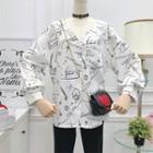 Loose-fit Printed V-neck Shirt
