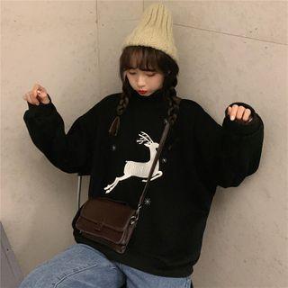 Mock-neck Christmas Sweatshirt