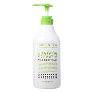 The Face Shop - Green Tea Mild Body Wash 670ml 670ml