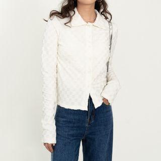 Long Sleeve Waffle Shirt