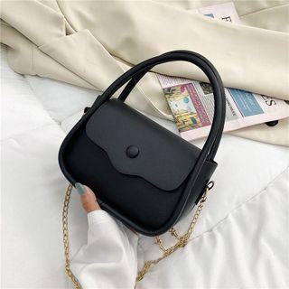Chain Strap Crossbody Bag / Dotted Neckerchief / Set