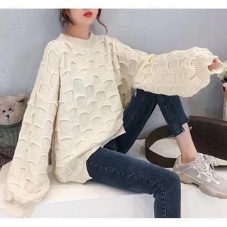 Puff Sleeve Knit Sweater