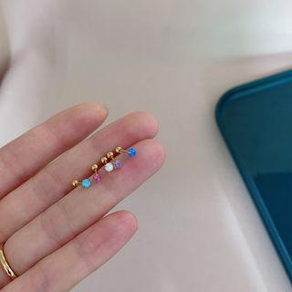 Rhinestone Stainless Steel Earring (various Designs)