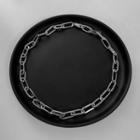Chunky Chain Alloy Choker Silver - One Size