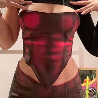 Asymmetrical Corset Top