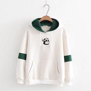 Panda Embroidered Hoodie