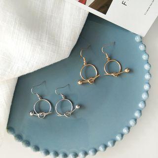 Alloy Knot Dangle Earring