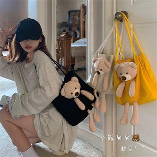 Plush Bear Canvas Tote Bag