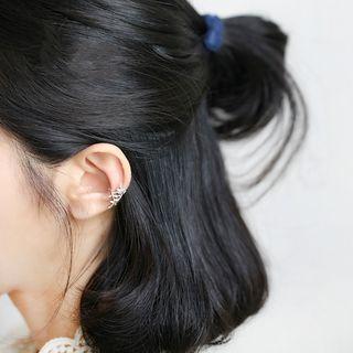 925 Silver Leaf Ear Cuff