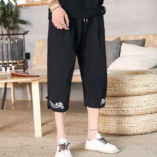 Drawstring Capri Pants / Sweatshorts