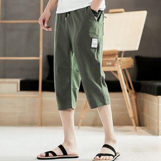 Tagged Cropped Pants