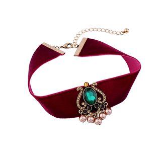 Embellished Velvet Choker