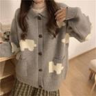 Puzzle Patterned Cardigan