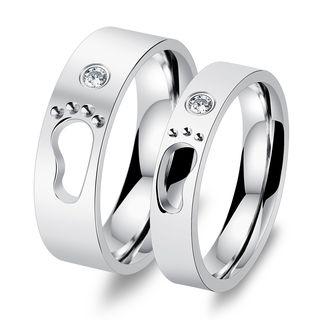 Couple Footprint Ring