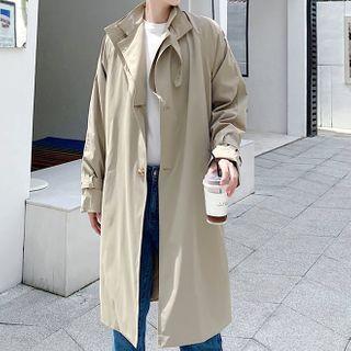 Plain Over-sized Long Jacket