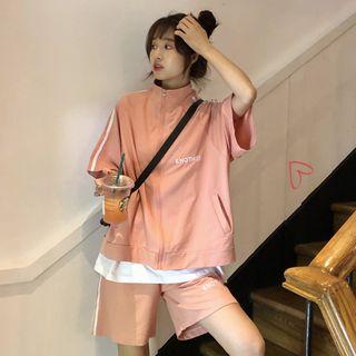 Set: Short-sleeve Track Jacket + Shorts