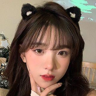 Cat Ear Chenille Hair Clamp (1 Pair)