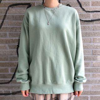 Slit-side Loose-fit Sweatshirt In 8 Colors