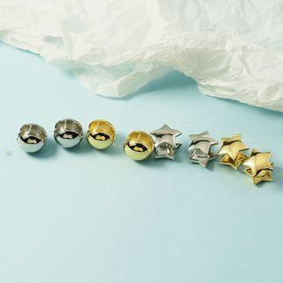 Bead / Star Alloy Earring