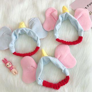 Elephant Face Wash Headband As Shown In Figure - One Size