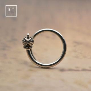Crown Open Ring Open Ring - Crown - One Size