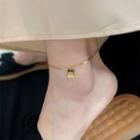 Square Anklets Gold - One Size