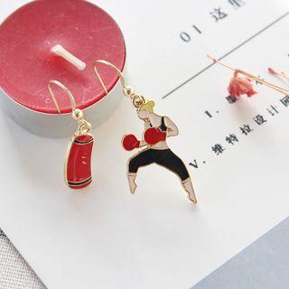Cartoon Asymmetric Drop Earring