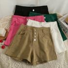 High-waist A-line Shorts In 5 Colors