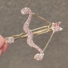 Arrow & Bow Rhinestone Hair Clip Ly522 - Pink - One Size