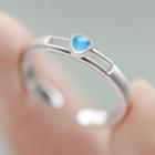 925 Sterling Silver Moonstone Open Ring / Perforated Ring / Set