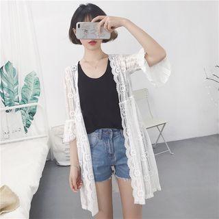 Bell-sleeve Lace Jacket