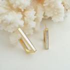 Geometric Bar Earring 1 Pair - As Shown In Figure - One Size