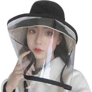 Hat With Face Shield Transparent - Adjustable