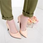 Snake Pattern Pumps