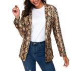 Snake Printed Blazer