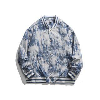 Dye Print Bomber Jacket