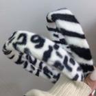 Zebra / Milk Cow Print Chenille Headband