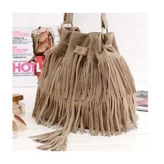 Fringe Bucket Bag